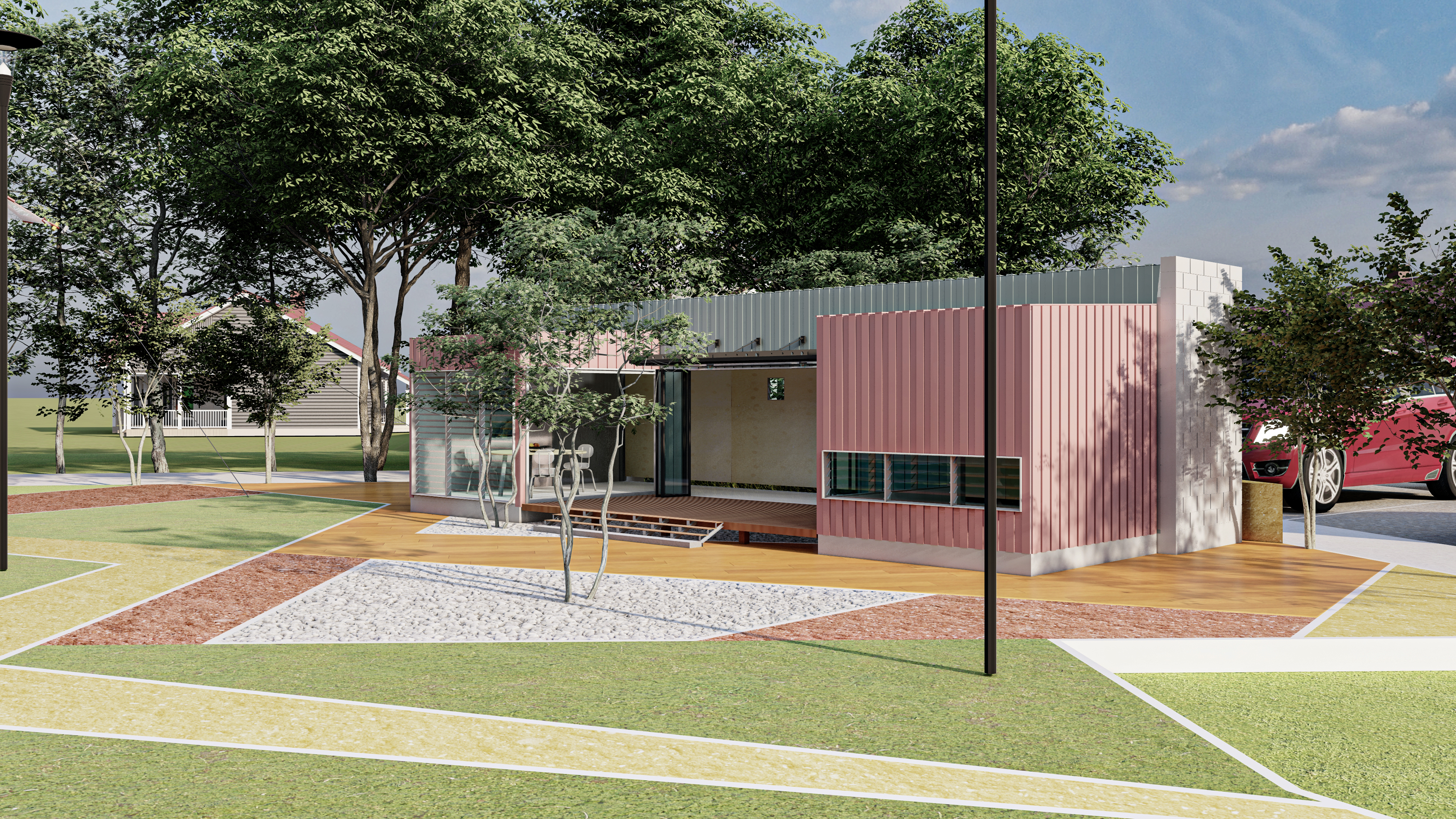 Rendering 8 of Houston, Texas dog park with bar