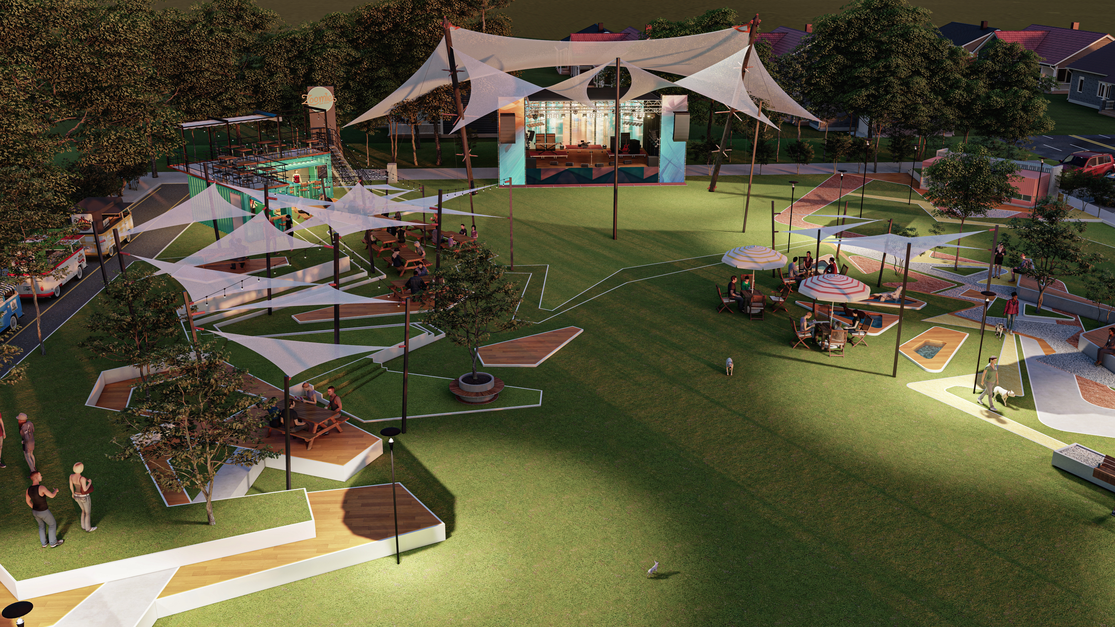 Rendering 10 of Houston, Texas dog park with bar